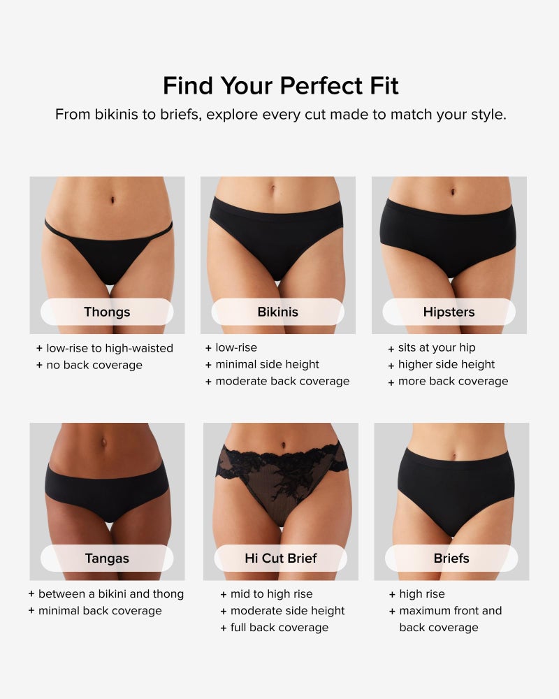 Wacoal Women's B-Smooth Seamless Full Coverage Hi-Cut Brief Panty, 834175 - Image 4